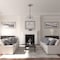 Ekena Millwork Lauren Medallion (Canopies up to 6 1/4"), 20 5/8"OD x 6 1/4"ID x 1 3/8"P, Pot of Cream Crackle CM20LNPCC - alternate 2